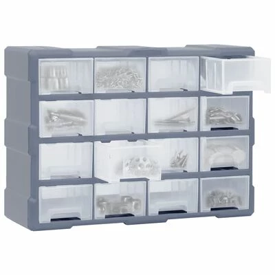 VidaXL Organisateur multi-tiroirs avec 16 tiroirs centraux 52x16x37 cm 5 VidaXL Organisateur multi-tiroirs avec 16 tiroirs centraux 52x16x37 cm – Image 3
