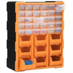 VidaXL Organisateur multi-tiroirs avec 39 tiroirs 38x16x47 cm -Accessoires de quincaillerie Soldes image 3 149603