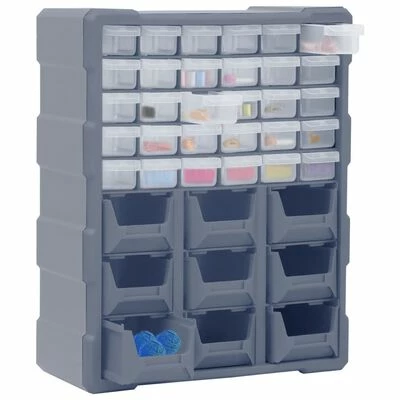 VidaXL Organisateur multi-tiroirs avec 39 tiroirs 38x16x47 cm 5 VidaXL Organisateur multi-tiroirs avec 39 tiroirs 38x16x47 cm – Image 3