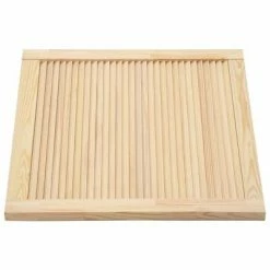 VidaXL Porte à persiennes Bois de pin massif 39,5x49,4 cm -Accessoires de quincaillerie Soldes image 3 151109