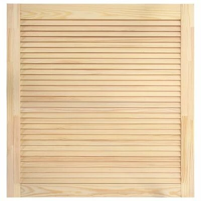 VidaXL Portes à persiennes 4 pcs Bois de pin massif 61,5x59,4 cm 5 VidaXL Portes à persiennes 4 pcs Bois de pin massif 61,5x59,4 cm – Image 3