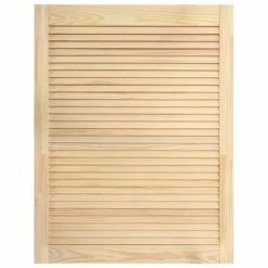 VidaXL Portes à persiennes 4 pcs Bois de pin massif 69x49,4 cm 10 VidaXL Portes à persiennes 4 pcs Bois de pin massif 69x49,4 cm -Accessoires de quincaillerie Soldes image 3 151129