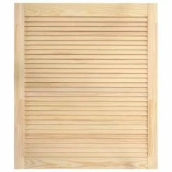 VidaXL Portes à persiennes 4 pcs Bois de pin massif 69x59,4 cm -Accessoires de quincaillerie Soldes image 3 151132