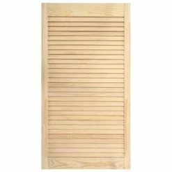 VidaXL Portes à persiennes 4 pcs Bois de pin massif 99,3x39,4 cm -Accessoires de quincaillerie Soldes image 3 151135