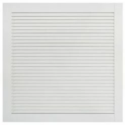 VidaXL Portes à persiennes 2 pcs Bois de pin massif Blanc 39,5x39,4 cm -Accessoires de quincaillerie Soldes image 3 151143