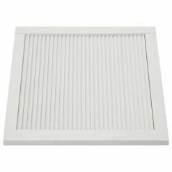 VidaXL Porte à persiennes Bois de pin massif Blanc 39,5x59,4 cm -Accessoires de quincaillerie Soldes image 3 151148