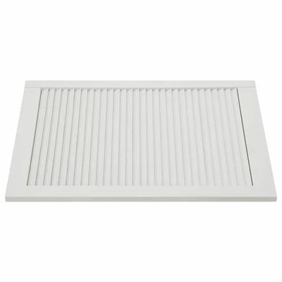 VidaXL Porte à persiennes Bois de pin massif Blanc 61,5x39,4 cm 5 VidaXL Porte à persiennes Bois de pin massif Blanc 61,5x39,4 cm – Image 3