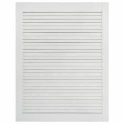 VidaXL Portes à persiennes 4 pcs Bois de pin massif Blanc 61,5x39,4 cm -Accessoires de quincaillerie Soldes image 3 151153