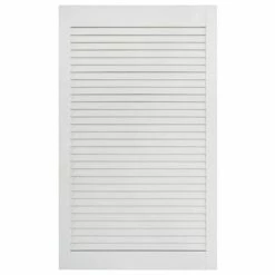 VidaXL Portes à persiennes 4 pcs Bois de pin massif Blanc 99,3x49,4 cm -Accessoires de quincaillerie Soldes image 3 151174