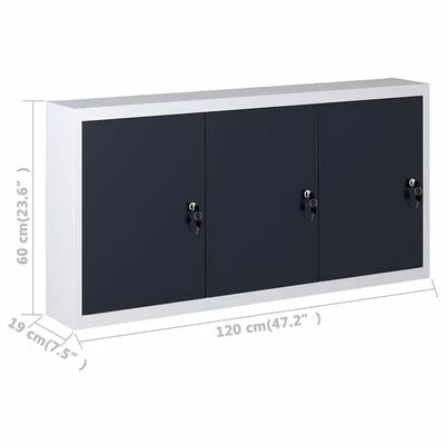 VidaXL Établi avec 3 panneaux muraux et 1 armoire 5 VidaXL Établi avec 3 panneaux muraux et 1 armoire – Image 3
