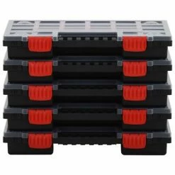 VidaXL Boîtes d'assortiment 10 pcs 34,5x25x5 cm Polypropylène 10 VidaXL Boîtes d'assortiment 10 pcs 34,5x25x5 cm Polypropylène -Accessoires de quincaillerie Soldes image 3 3106443