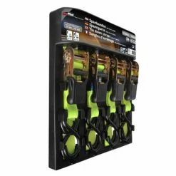 Lot de 4 Courroie d'attache avec cliquet + 2 crochets ProPlus 5 m -Accessoires de quincaillerie Soldes image 3 404004