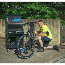 Draper Tools Armoire et coffre à outils combi 61,6x33x99,8 cm Noir -Accessoires de quincaillerie Soldes image 3 429543