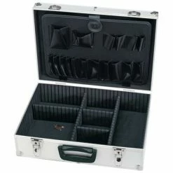 Draper Tools Boîte à outils en aluminium 33x46x15 cm Noir -Accessoires de quincaillerie Soldes image 3 429581
