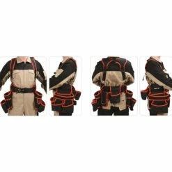 YATO Ceinture porte-outils avec bretelles Polyester 128 cm -Accessoires de quincaillerie Soldes image 3 434473