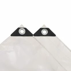 VidaXL Bâche 650 g / m² 4 x 6 m Blanc -Accessoires de quincaillerie Soldes image 3 43845