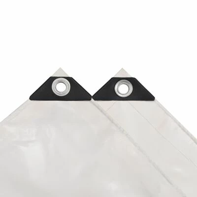 VidaXL Bâche 650 g / m² 4 x 8 m Blanc 5 VidaXL Bâche 650 g / m² 4 x 8 m Blanc – Image 3