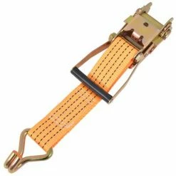 VidaXL Sangle d’arrimage à cliquet 10 pcs 2 tonnes 8 m x 50 mm Orange -Accessoires de quincaillerie Soldes image 4 142663