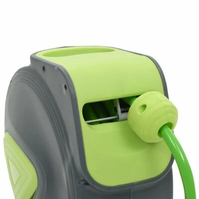 VidaXL Enrouleur mural automatique pour tuyau rétractable 10+1 m 6 VidaXL Enrouleur mural automatique pour tuyau rétractable 10+1 m – Image 4