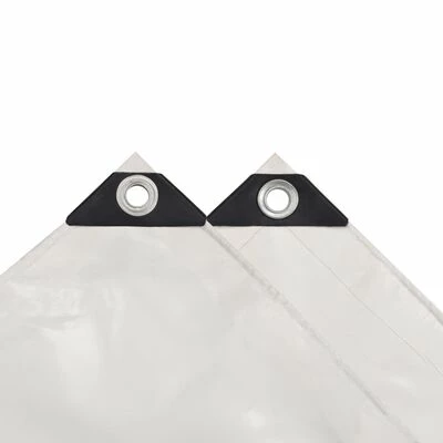 VidaXL Bâche 650 g / m² 1,5 x 20 m Blanc 6 VidaXL Bâche 650 g / m² 1,5 x 20 m Blanc – Image 4