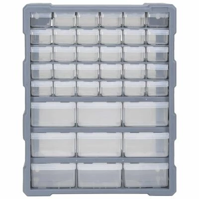 VidaXL Organisateur multi-tiroirs avec 39 tiroirs 38x16x47 cm 6 VidaXL Organisateur multi-tiroirs avec 39 tiroirs 38x16x47 cm – Image 4