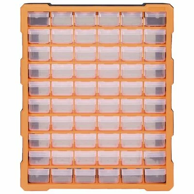 VidaXL Organisateur multi-tiroirs avec 60 tiroirs 38x16x47,5 cm 6 VidaXL Organisateur multi-tiroirs avec 60 tiroirs 38x16x47,5 cm – Image 4