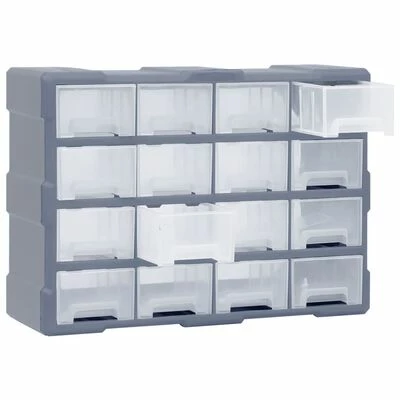 VidaXL Organisateur multi-tiroirs avec 16 tiroirs centraux 52x16x37 cm 6 VidaXL Organisateur multi-tiroirs avec 16 tiroirs centraux 52x16x37 cm – Image 4