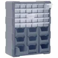 VidaXL Organisateur multi-tiroirs avec 39 tiroirs 38x16x47 cm 11 VidaXL Organisateur multi-tiroirs avec 39 tiroirs 38x16x47 cm -Accessoires de quincaillerie Soldes image 4 149604