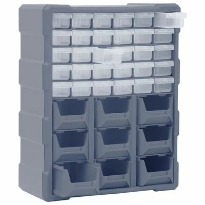 VidaXL Organisateur multi-tiroirs avec 39 tiroirs 38x16x47 cm 6 VidaXL Organisateur multi-tiroirs avec 39 tiroirs 38x16x47 cm – Image 4