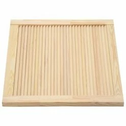 VidaXL Portes à persiennes 2 pcs Bois de pin massif 39,5x59,4 cm -Accessoires de quincaillerie Soldes image 4 151113