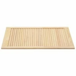VidaXL Portes à persiennes 4 pcs Bois de pin massif 99,3x39,4 cm -Accessoires de quincaillerie Soldes image 4 151135
