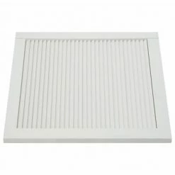 VidaXL Portes à persiennes 2 pcs Bois de pin massif Blanc 39,5x49,4 cm -Accessoires de quincaillerie Soldes image 4 151146