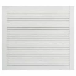 VidaXL Portes à persiennes 4 pcs Bois de pin massif Blanc 39,5x49,4 cm -Accessoires de quincaillerie Soldes image 4 151147