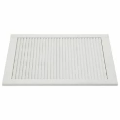 VidaXL Portes à persiennes 4 pcs Bois de pin massif Blanc 61,5x39,4 cm -Accessoires de quincaillerie Soldes image 4 151153