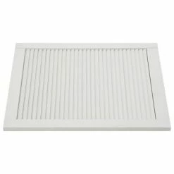 VidaXL Portes à persiennes 4 pcs Bois de pin massif Blanc 69x59,4 cm -Accessoires de quincaillerie Soldes image 4 151168