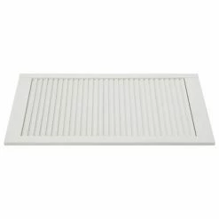 VidaXL Portes à persiennes 2 pcs Bois de pin massif Blanc 99,3x49,4 cm -Accessoires de quincaillerie Soldes image 4 151173