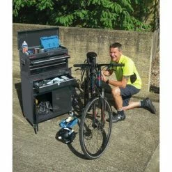 Draper Tools Armoire et coffre à outils combi 61,6x33x99,8 cm Noir -Accessoires de quincaillerie Soldes image 4 429543