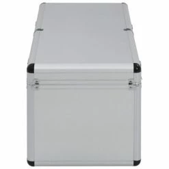 VidaXL Boîtes de rangement 2 pcs Argenté Aluminium -Accessoires de quincaillerie Soldes image 4 91850