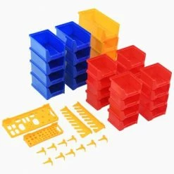 VidaXL Organisateur d'outils de garage mural 12 VidaXL Organisateur d'outils de garage mural -Accessoires de quincaillerie Soldes image 5 142818