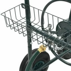 VidaXL Chariot dévidoir avec connecteur de tuyau 1/2" 75 m Acier -Accessoires de quincaillerie Soldes image 5 143777