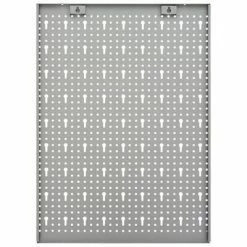 VidaXL Panneaux à chevilles muraux 3 pcs 40x58 cm Acier -Accessoires de quincaillerie Soldes image 5 145349