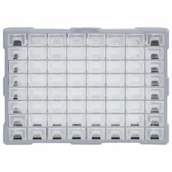 VidaXL Organisateur multi-tiroirs avec 64 tiroirs 52x16x37,5 cm -Accessoires de quincaillerie Soldes image 5 147580