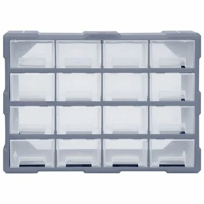 VidaXL Organisateur multi-tiroirs avec 16 tiroirs centraux 52x16x37 cm 7 VidaXL Organisateur multi-tiroirs avec 16 tiroirs centraux 52x16x37 cm – Image 5