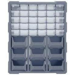 VidaXL Organisateur multi-tiroirs avec 39 tiroirs 38x16x47 cm 12 VidaXL Organisateur multi-tiroirs avec 39 tiroirs 38x16x47 cm -Accessoires de quincaillerie Soldes image 5 149604
