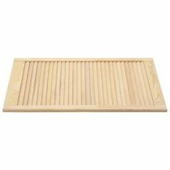 VidaXL Portes à persiennes 2 pcs Bois de pin massif 99,3x49,4 cm -Accessoires de quincaillerie Soldes image 5 151137