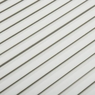 VidaXL Porte à persiennes Bois de pin massif Blanc 61,5x39,4 cm 7 VidaXL Porte à persiennes Bois de pin massif Blanc 61,5x39,4 cm – Image 5