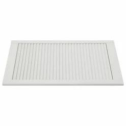 VidaXL Portes à persiennes 2 pcs Bois de pin massif Blanc 99,3x59,4 cm -Accessoires de quincaillerie Soldes image 5 151176