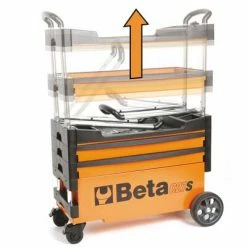 Beta Tools chariot à outil repliable C27S-O en acier orange -Accessoires de quincaillerie Soldes image 5 406994