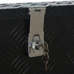 VidaXL Boîte en aluminium 485x140x200 mm Noir -Accessoires de quincaillerie Soldes image 6 144845