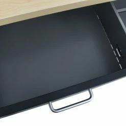 VidaXL Établi Noir 120x60x85 cm Acier -Accessoires de quincaillerie Soldes image 6 145346